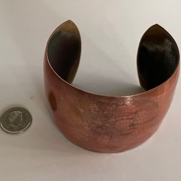 Vtg. COPPER CUFF/BANGLE BRACELETS -  Set of 5, early 1900's - Picture 5 of 11